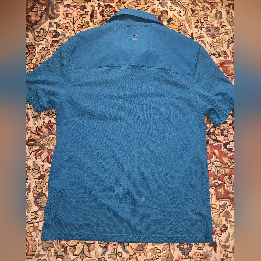 5.11 Tactical Blue Polo Shirt for Men - Picture 3 of 3